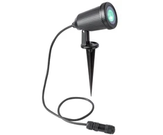 6W LED įsmeigiamas lauko šviestuvas TAIGA, juodas, 3000K/RGB, IP65, valdomas TUYA programėle (10% - 100%), 90149