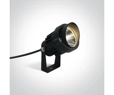 6W LED įsmeigiamas sodo šviestuvas, juodas, 7068/B/W
