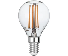 6W LED lemputė, skaidri, E14, 4000K
