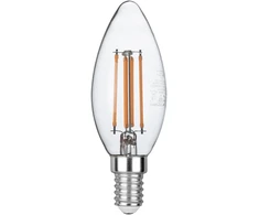 6W LED lemputė, skaidri, E14, 4000K