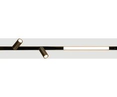 6W LED linijinis šviestuvas į magnetinę sistemą ZAMBELIS MAGNETIC 6MM, juodas, 3000K, DALI, 25249