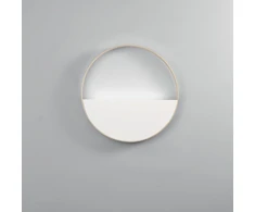 6W LED lubinis šviestuvas ALBA, baltos/aukso sp., CCT