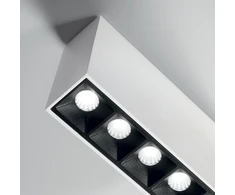 6W LED lubinis šviestuvas LIKA, juodas, 3000K, 369877