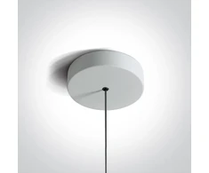 6W LED pakabinamas šviestuvas, baltas, 3000K, 63108B/W/W