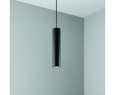 6W LED pakabinamas šviestuvas į linijinės sistemos bėgelį DEVA, juodas, 3000K, 332932