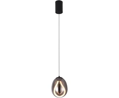 6W LED pakabinamas šviestuvas MELANIE, juodos/dūmų sp., 3000K, 4311800