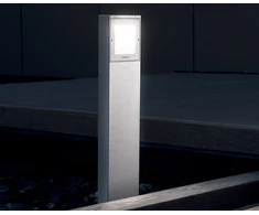 6W LED pastatomas lauko šviestuvas KOI 110 POST, rūdžių sp., 3000K