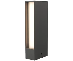 6W LED pastatomas lauko šviestuvas TWIN, tamsiai pilkas, 3000K, IP65, 9460