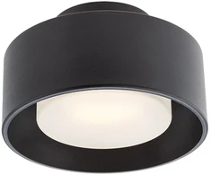 6W LED paviršinis lubinis šviestuvas PUNKT, juodas, 3000K
