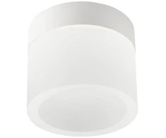 Lubinis šviestuvas 6W LED paviršinis šviestuvas NAIDA, baltas, 3000/4000K, IP44, 01-3357