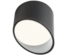 Lubinis šviestuvas 6W LED paviršinis šviestuvas UTO, matinės juodos sp., 3000K, 01-1626