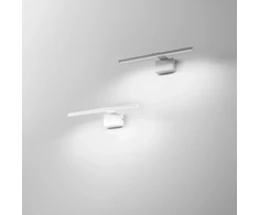 6W LED sieninis šviestuvas ALCOR, sidabro sp., 3000K