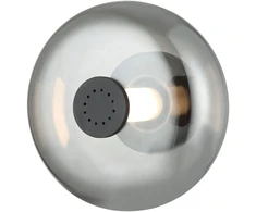6W LED sieninis šviestuvas AVERY, juodos/dūmų sp., 3000K, 4302600