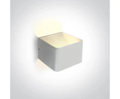 6W LED sieninis šviestuvas, baltas, 3000K, 67466A/W/W