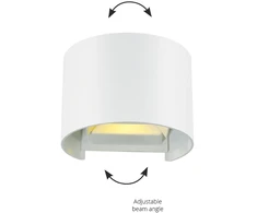 6W LED sieninis šviestuvas GREG, baltas, 3000K, 4188700