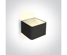 6W LED sieninis šviestuvas, juodas, 3000K, 67466A/B/W