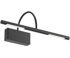 6W LED sieninis šviestuvas KENDO, juodas, 3000K, 01-3465