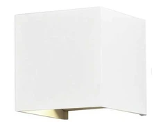 6W LED sieninis šviestuvas, kvadratinis, baltas, 3000K