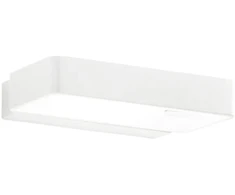 6W LED sieninis šviestuvas OMEGA, baltas, 4000K