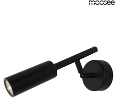 6W LED sieninis šviestuvas PRISMA, juodas, 3000K