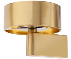 6W LED sieninis šviestuvas PUNKT, žalvario sp., 3000K
