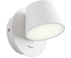 6W LED sieninis šviestuvas SHAKER, baltas, 3000K, 01-1738