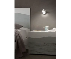6W LED sieninis šviestuvas SHAKER, juodas, 3000K, 01-1739