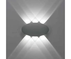 6W LED sieninis šviestuvas SMOOTH, tamsiai pilkas, 3000K, 4285100