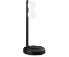 Ideal Lux 6W LED stalo šviestuvas PING PONG, juodas, 3000K, 313320