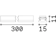 6W LED šviestuvas į magnetinės sistemos STICK bėgelį, juodas, 2700K, dimeriuojamas, 345086