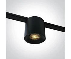 6W LED šviestuvas su filtru nuo akinimo į magnetines sistemas FLAT, juodas, 3000/4000/5000K, 48V, 24°, 43110F/B/V