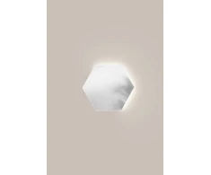 Sieninis šviestuvas 6W LED šviestuvas - veidrodis EXA, sidabro sp., CCT, IP44