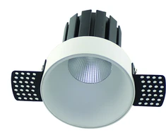 6W LED užglaistomas šviestuvas, baltas, 3000K, S095