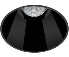 6W LED užglaistomas šviestuvas SHOT LIGHT S, juodas, 3000K