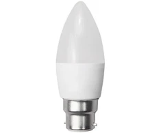 6W LED žvakės formos lemputė OPTONICA C37, B22, 6000K