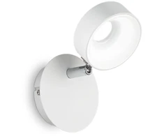 Sieninis šviestuvas Ideal Lux 6W wall lamp with 1 light OBY, 3000K, baltas