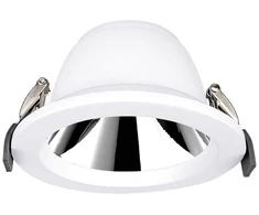 7/10/13W LED įleidžiamas šviestuvas COMFORT, baltas, 3000/4000K, 55°, IP44, UGR19