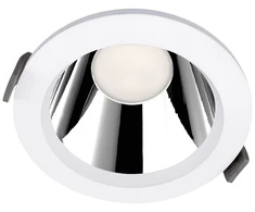 7/10/13W LED įleidžiamas šviestuvas COMFORT, baltas, 3000/4000K, 55°, IP44, UGR19