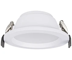 7/10/13W LED įleidžiamas šviestuvas COMFORT, baltas, 3000/4000K, 95°, IP44, DALI