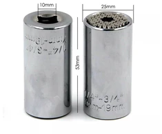 7-19mm Universali galvutė
