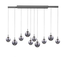 70W LED pakabinamas šviestuvas E-INFINITY, pilkos sp., 2200-5000K, dimeriuojamas, reguliuojamo ilgio