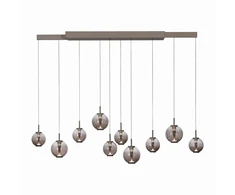 70W LED pakabinamas šviestuvas E-INFINITY, bronzos sp., 2200-5000K, dimeriuojamas, reguliuojamo ilgio