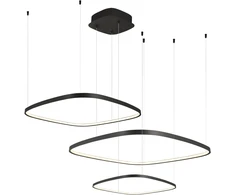 70W LED pakabinamas šviestuvas LORENZO, juodas, 3000/4000/6000K, dimeriuojamas, 4319400