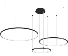 70W LED pakabinamas šviestuvas MAXIMOS, juodas, 3000/4000/6000K, dimeriuojamas, 4301100
