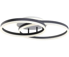 70W LED paviršinis lubinis šviestuvas TARA, juodos/baltos sp., 3000/4000/6000K