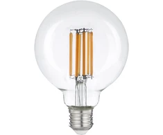7,2W LED lemputė, skaidri, E27, 6500K