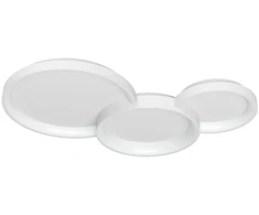 72W LED paviršinis lubinis šviestuvas COMBI, baltas, 3000/4000/6000K, dimeriuojamas