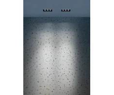 7,5W LED įleidžiamas šviestuvas KURA X3, juodas, 3000K, 52°