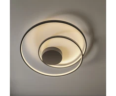 75W LED lubinis šviestuvas OZ, juodas, 3000K, 364995