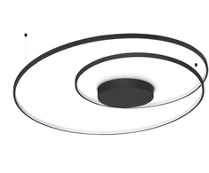 75W LED lubinis šviestuvas OZ, juodas, 3000K, 364995